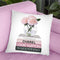 Medium Books Pink Tone, Rose In Round Vase Throw Pillow By Amanda Greenwood