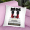 Medium Books Grey Tone, Black Shoes Red Sole Throw Pillow By Amanda Greenwood