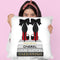 Medium Books Grey Tone, Black Shoes Red Sole Throw Pillow By Amanda Greenwood