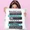 Black, White & Teal Book Stack Throw Pillow By Amanda Greenwood