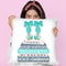 Blue And Teal Fashion Books With Bow Shoes Throw Pillow By Amanda Greenwood
