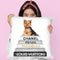 Grey Fashion Books With Yorkie Throw Pillow By Amanda Greenwood