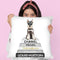 Grey Fashion Books With Mini Schnauzer Throw Pillow By Amanda Greenwood