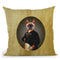 Nelson Portrait Brindle Frenchie Throw Pillow By Amanda Greenwood