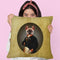 Nelson Portrait Brindle Frenchie Throw Pillow By Amanda Greenwood