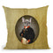 Nelson Portrait Grey Frenchie Throw Pillow By Amanda Greenwood