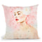 Pink Beauty Throw Pillow By Amanda Greenwood