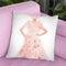 Pink Ball Gown Throw Pillow By Amanda Greenwood