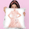 Pink Ball Gown Throw Pillow By Amanda Greenwood