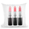 Lipstick 3 Blush Throw Pillow By Amanda Greenwood
