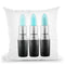 Lipstick 3 Teal Throw Pillow By Amanda Greenwood