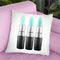 Lipstick 3 Teal Throw Pillow By Amanda Greenwood