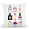 Perfume Collection Throw Pillow By Amanda Greenwood