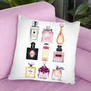Perfume Collection Throw Pillow By Amanda Greenwood