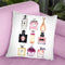 Perfume Collection Throw Pillow By Amanda Greenwood