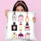 Perfume Collection Throw Pillow By Amanda Greenwood
