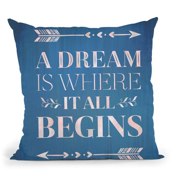 A Dream Throw Pillow By Andrea Haase
