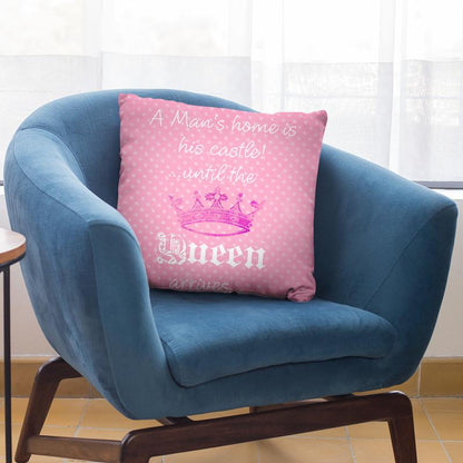 A Mans Home Throw Pillow By Andrea Haase