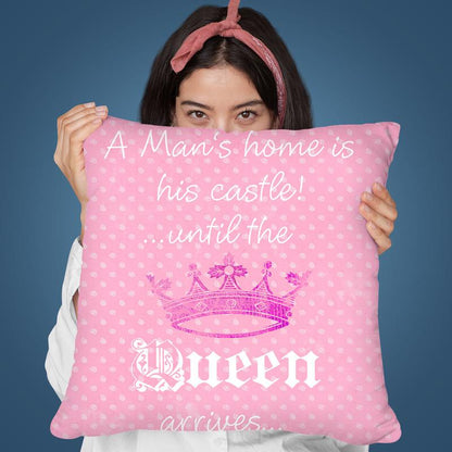 A Mans Home Throw Pillow By Andrea Haase
