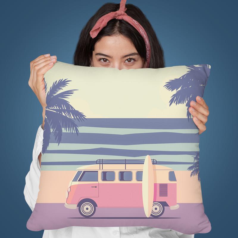 A Tropical Wave Throw Pillow By Andrea Haase