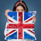 A Union Jack Keywords Throw Pillow By Andrea Haase