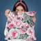 A Vintage Flower Pink Throw Pillow By Andrea Haase
