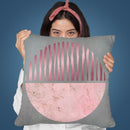 Abstract Sun Throw Pillow By Andrea Haase