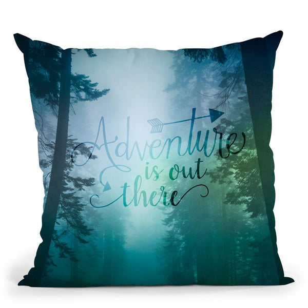 Adventure Forest Throw Pillow By Andrea Haase