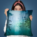 Adventure Forest Throw Pillow By Andrea Haase
