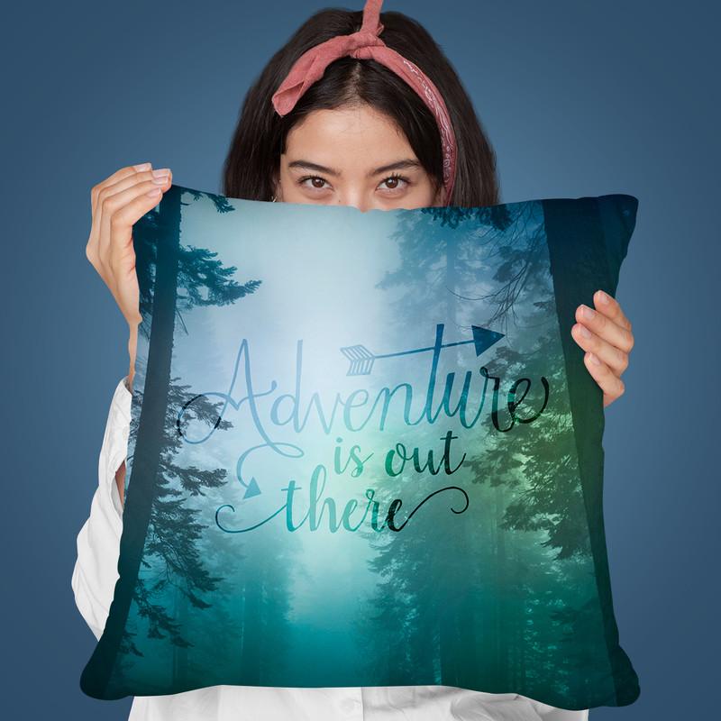 Adventure Forest Throw Pillow By Andrea Haase