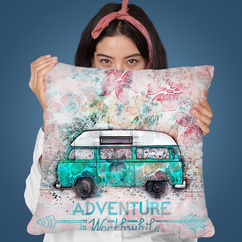Adventure Throw Pillow By Andrea Haase