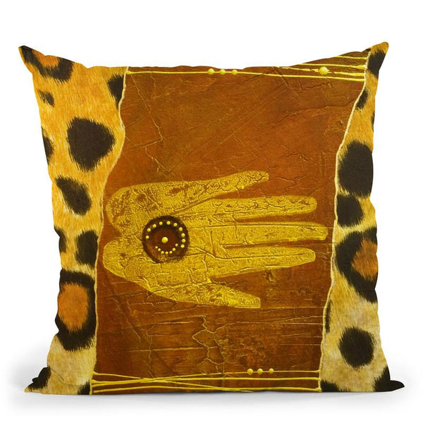 Africa Artwork I Throw Pillow By Andrea Haase