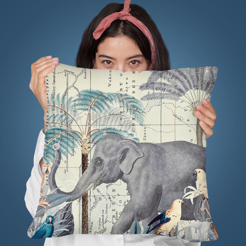 Africa Explore Throw Pillow By Andrea Haase