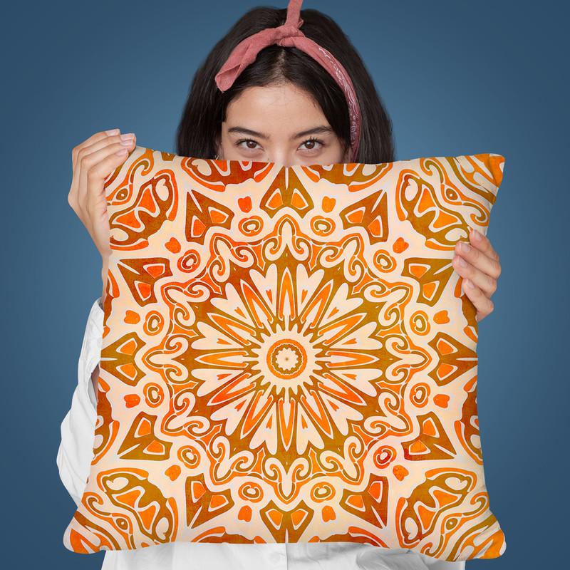 Africa Pattern Ii Throw Pillow By Andrea Haase