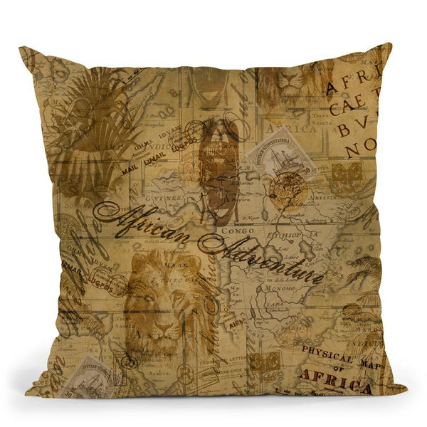 Africa Pattern Iii Throw Pillow By Andrea Haase