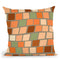 Africa Square Tile Pattern Throw Pillow By Andrea Haase