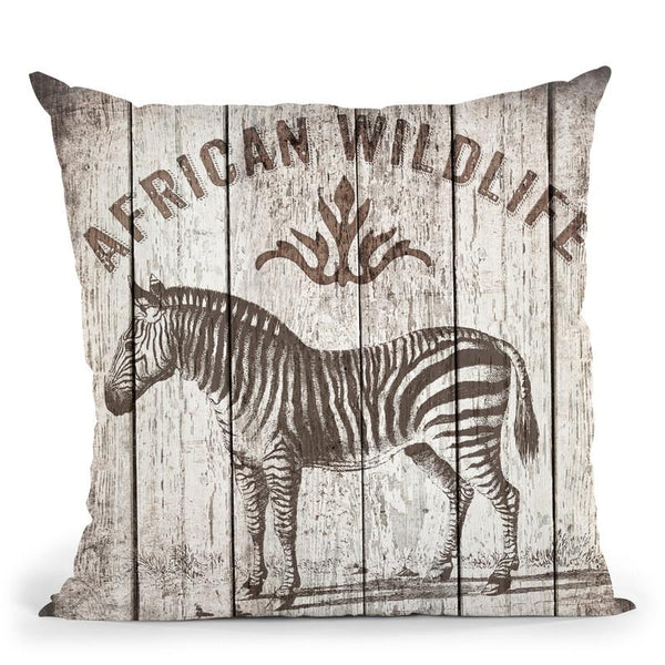 African Wildlife Throw Pillow By Andrea Haase