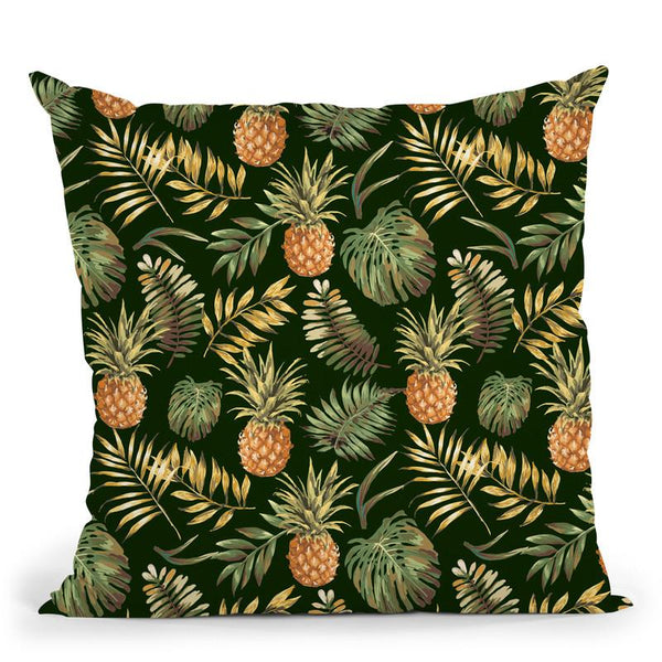 Aloha Black Throw Pillow By Andrea Haase