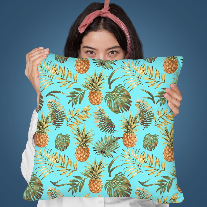 Aloha Blue Throw Pillow By Andrea Haase