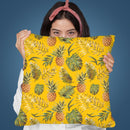Aloha Yellow Pineapple Throw Pillow By Andrea Haase