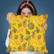 Aloha Yellow Pineapple Throw Pillow By Andrea Haase