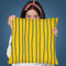 Aloha Yellow Stripes Throw Pillow By Andrea Haase