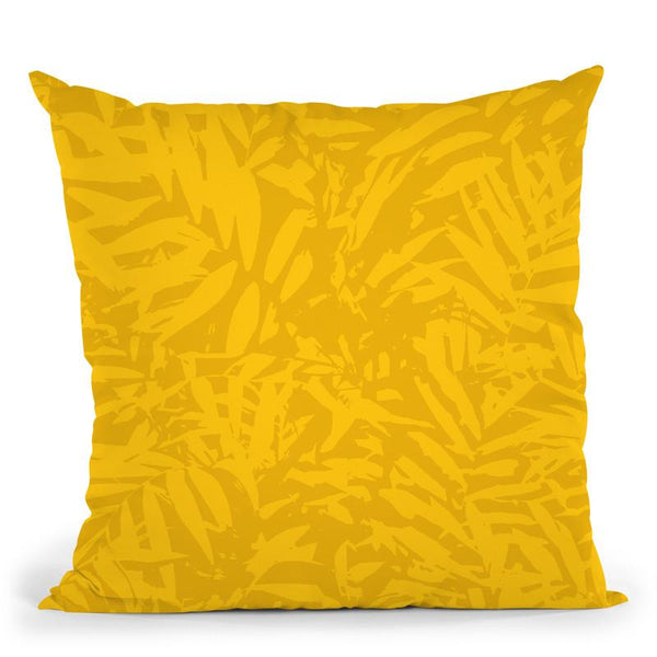Aloha Yellow Throw Pillow By Andrea Haase
