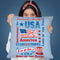 America Stars And Stripes Throw Pillow By Andrea Haase