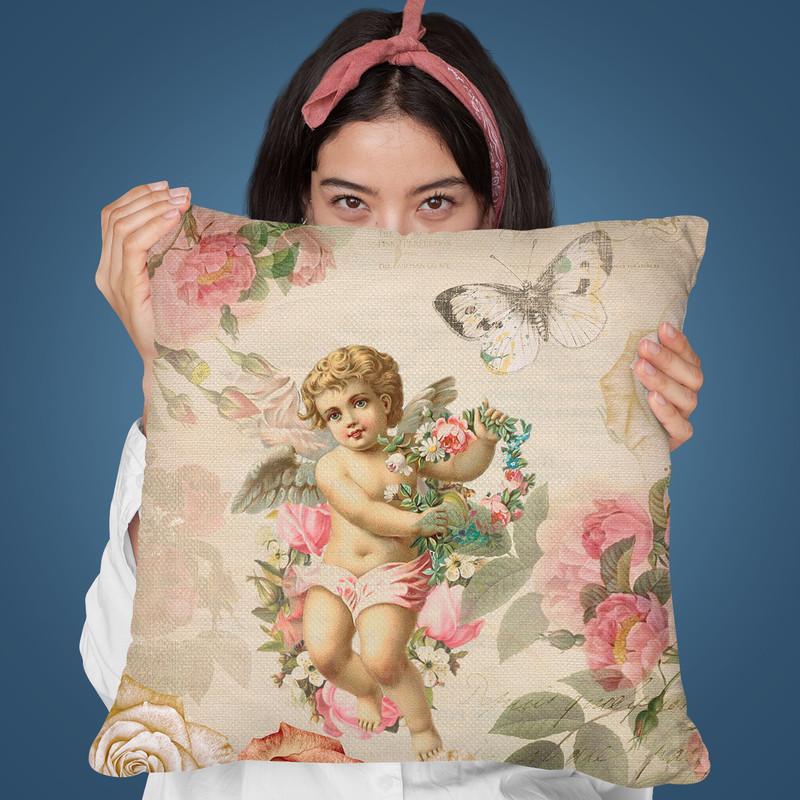 Angel Baby Throw Pillow By Andrea Haase