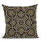 Art Deco Black Gold Pattern I Throw Pillow By Andrea Haase