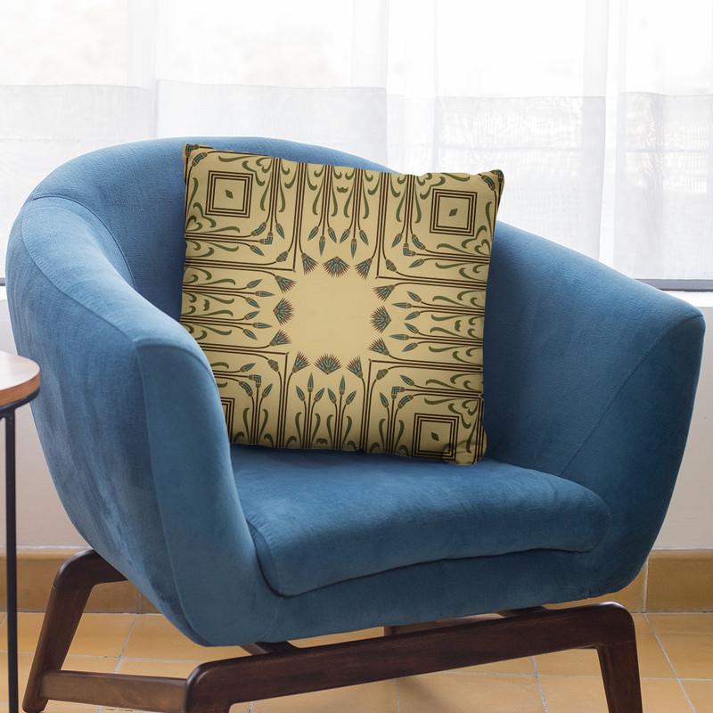Art Deco Black Gold Viii Throw Pillow By Andrea Haase