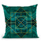 Art Deco Marble Green Throw Pillow By Andrea Haase
