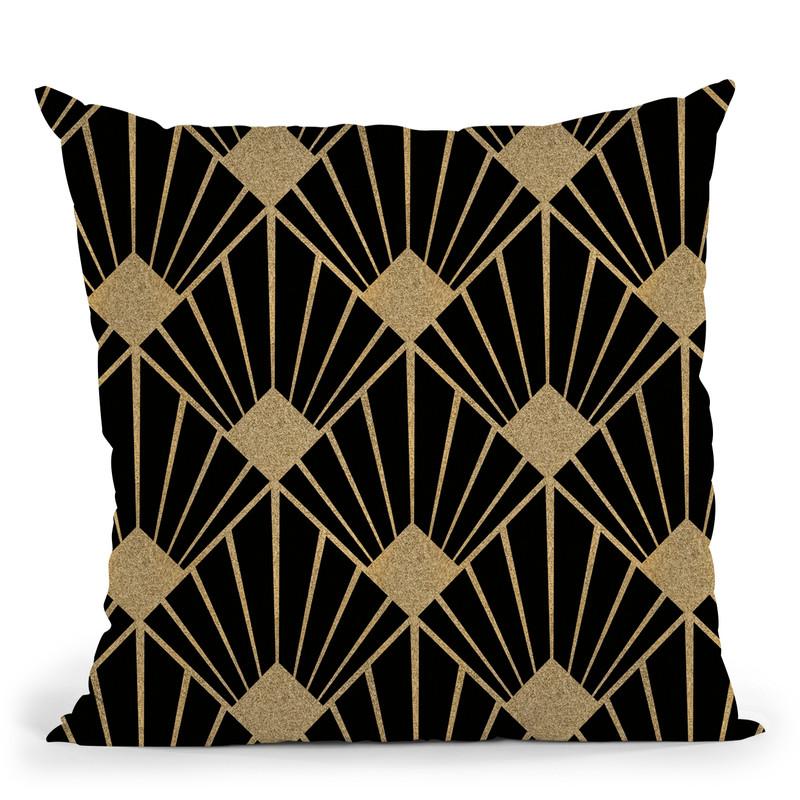 Art Deco Pattern I Throw Pillow By Andrea Haase