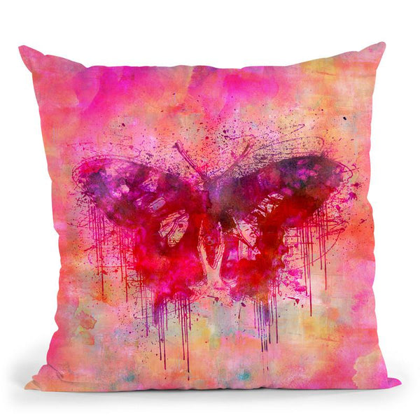 Artsy Butterfly I Throw Pillow By Andrea Haase